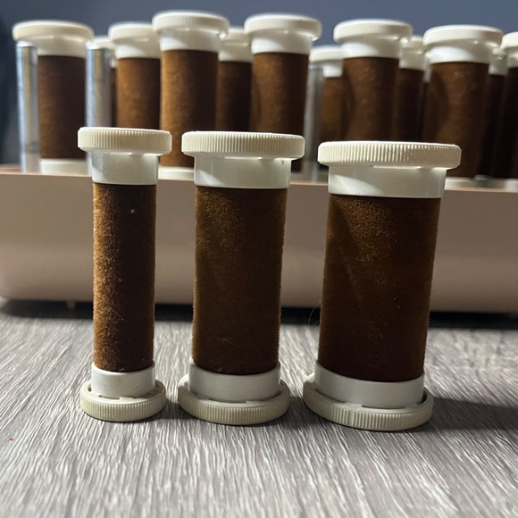 Vintage Clairol Custom Caresetter 20 Velvet KF-20‎ Hot Rollers NO Clips Works - Picture 4 of 6